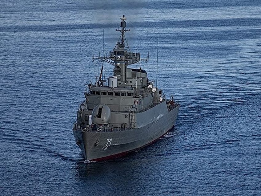 Tehran announced Monday it has sent a warship into the increasingly contested waters of the Red Sea as navies from other nations work to stem attacks from Iran-backed Houthi terrorists.