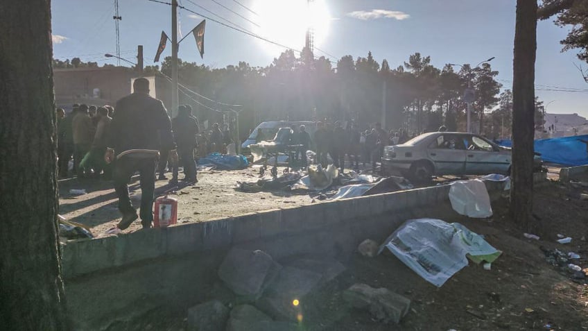 iranian media claim at least 70 dead in explosions at terror chief qasem soleimanis tomb