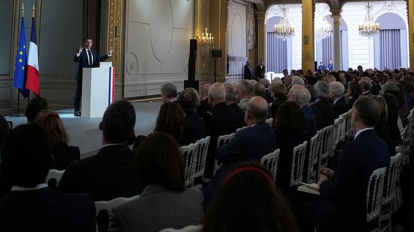 Macron addresses ambassadors