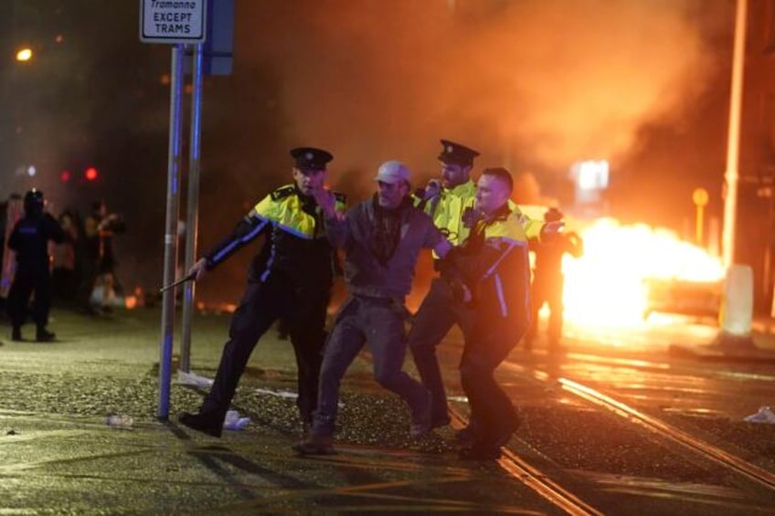 irelands prime minister condemns anti immigrant protesters who rampaged through central dublin