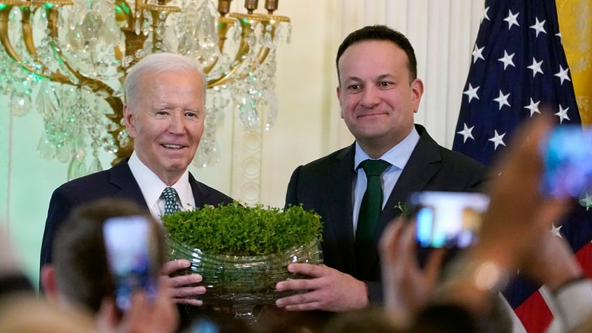 Biden and Varadkar at White House