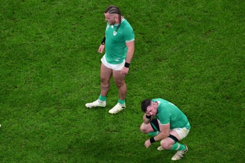 Peter O'Mahony's (R) despair after a heartbreaking World Cup loss has transformed into delight at being named Ireland captain