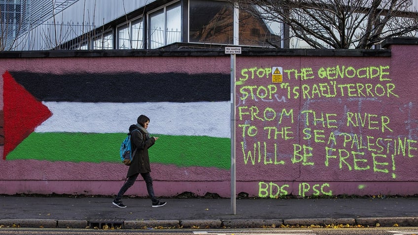 irish lives matter graffiti in belfast signs against rehousing illegal migrants spark hate probe report