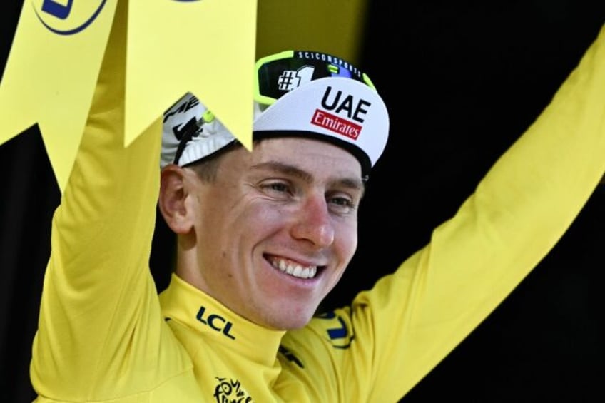 Giro champion Tadej Pogacar took the lead on the Tour de France as his bid for both titles