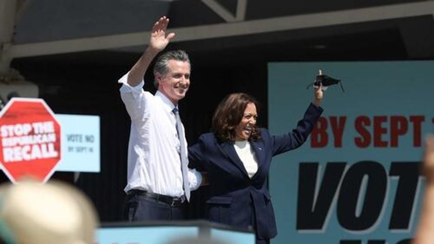 is gavin newsom hoping that kamala harris loses the election