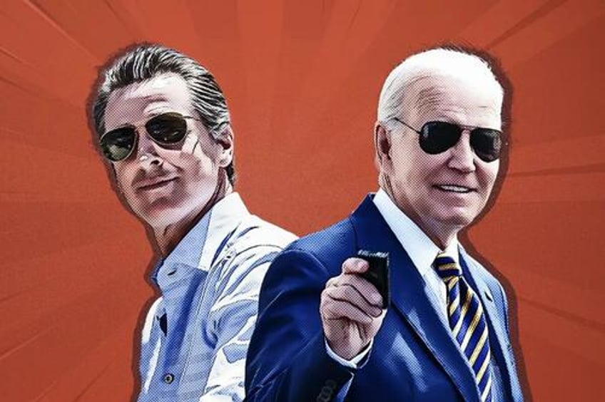 is gavin newsom running a shadow presidential campaign