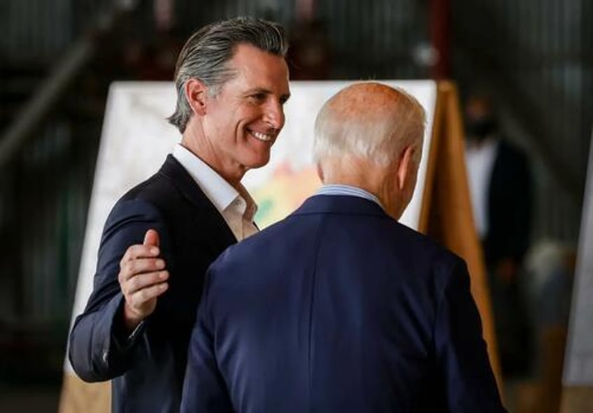 is gavin newsom running a shadow presidential campaign