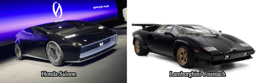 is hondas new ev a copy of the 1980s lamborghini countach