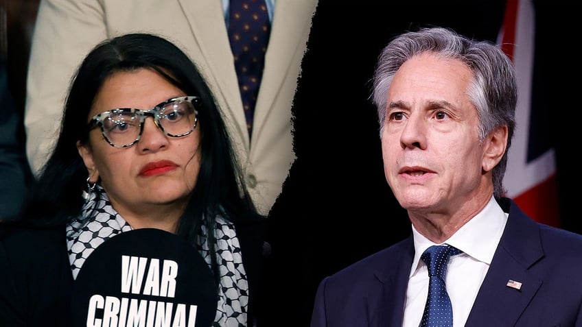 Rashida Tlaib, Antony Blinken