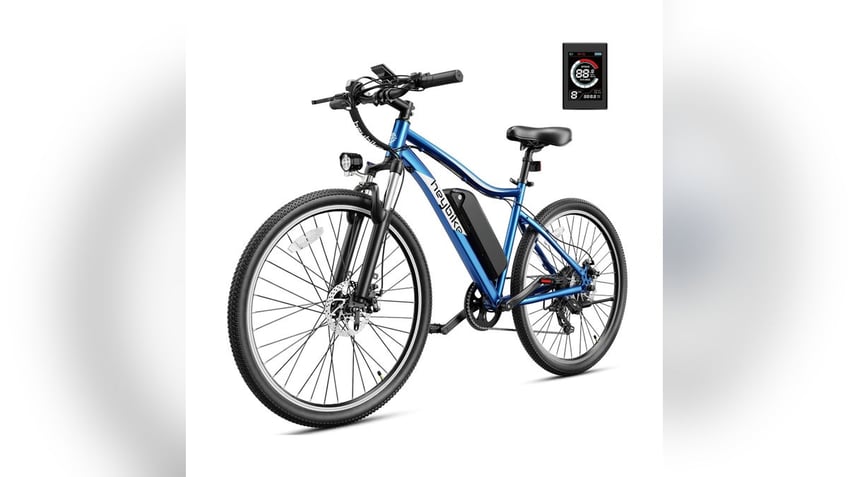 An e-bike can help you get exercise and reduce your fuel usage. 