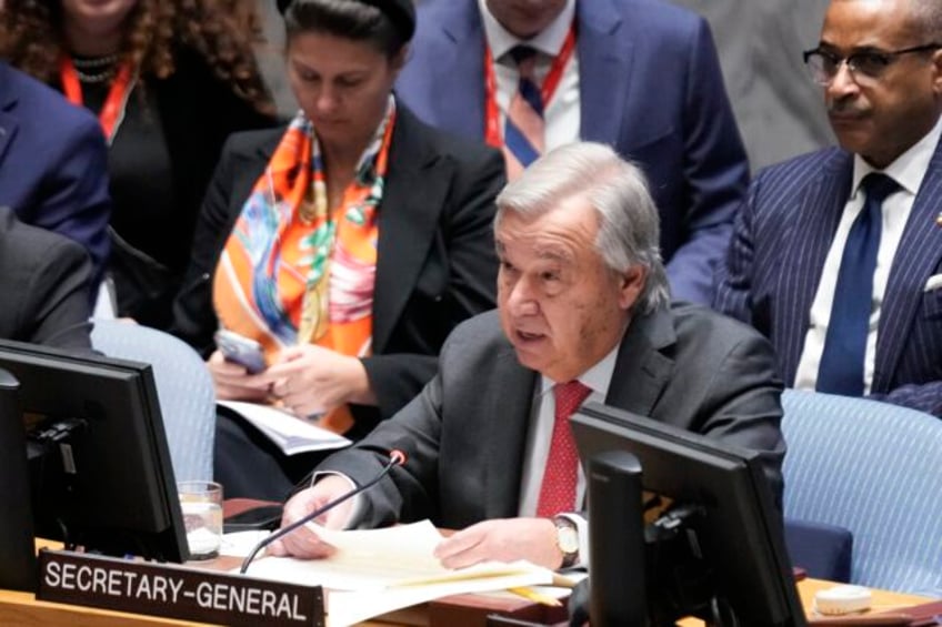 israel accuses un chief of justifying terrorism for saying hamas attack didnt happen in a vacuum