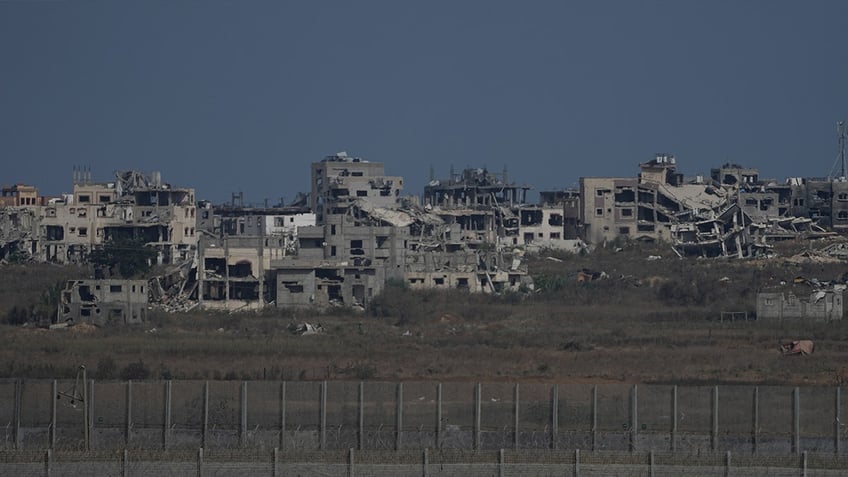 destroyed buildings in Gaza