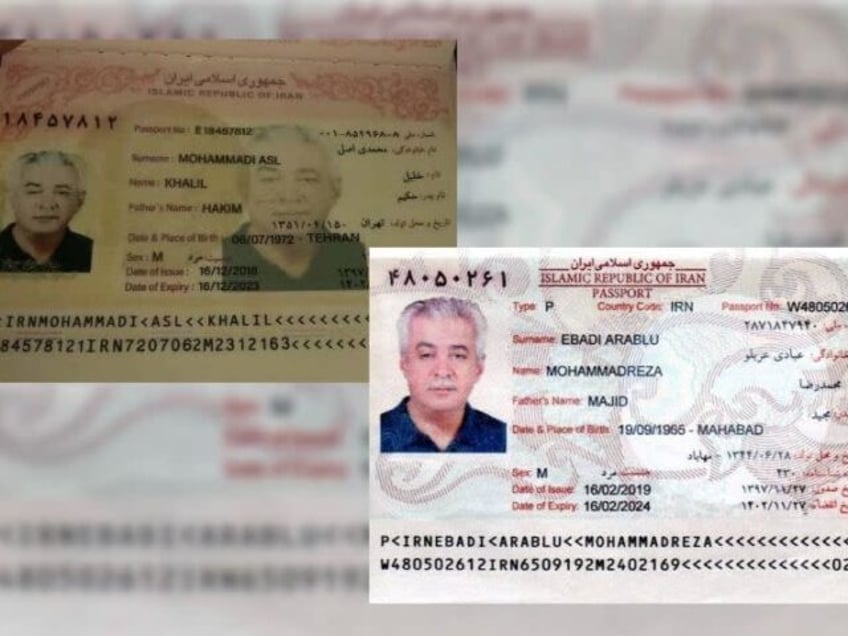 An authentic and fake Iranian ID gathered by the Mossad in Cyprus (photo credit: PRIME MINISTER'S OFFICE)