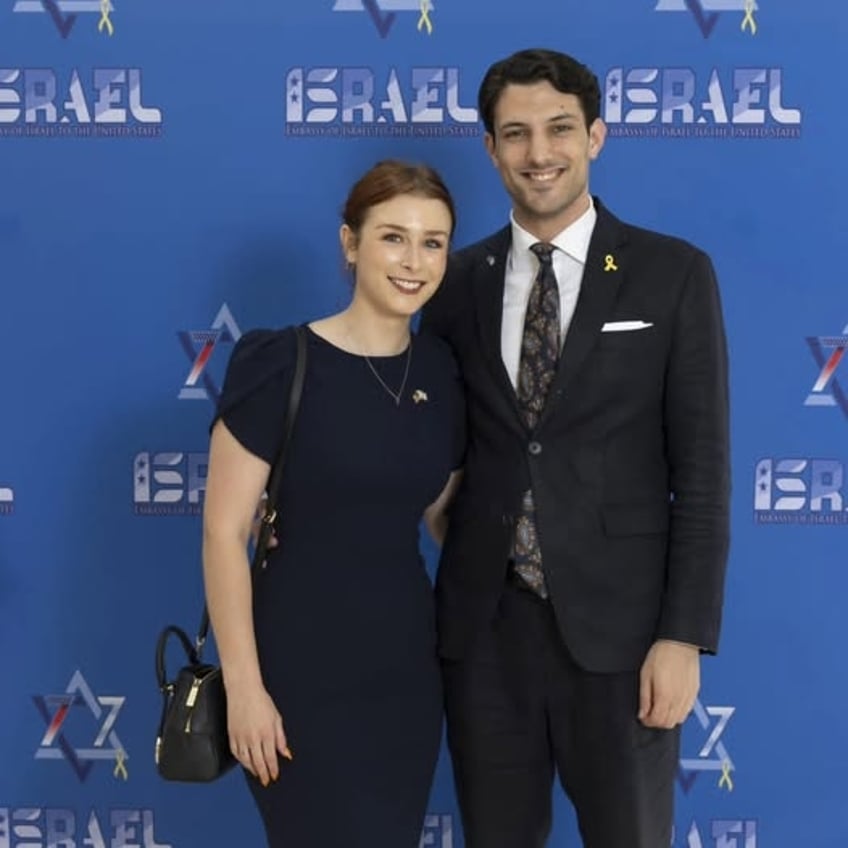 This photograph taken from the official Facebook account of the Embassy of Israel to the U