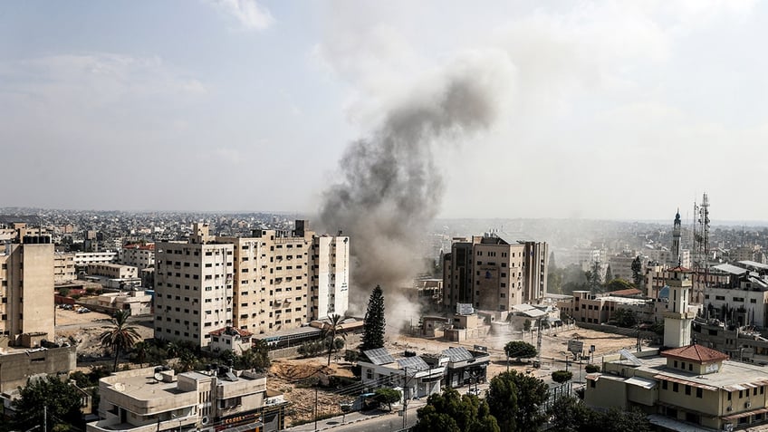 israel fires 400 airstrikes into gaza as idf identifies terrorists said to be responsible for oct 7 attack