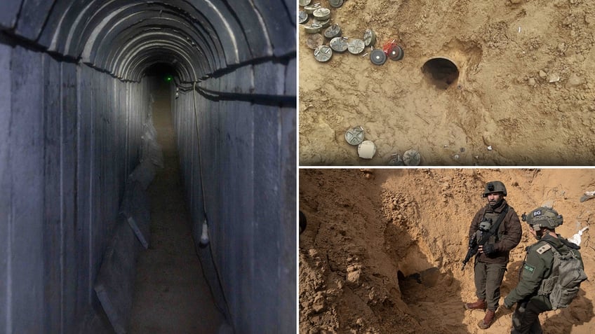 israel flooding tunnels in gaza to drive out hamas terrorists idf