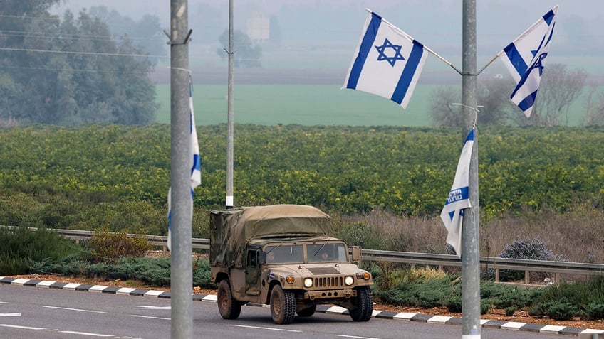 Jeep, Israeli flags