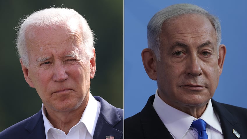 Joe Biden and Benjamin Netanyahu