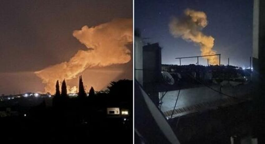 israel launches major airstrikes on syrias coast for 1st time in nearly a month