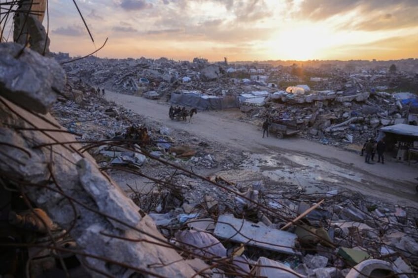 Israel on Tuesday unleashed its most intense campaign on the Gaza Strip since a January ce