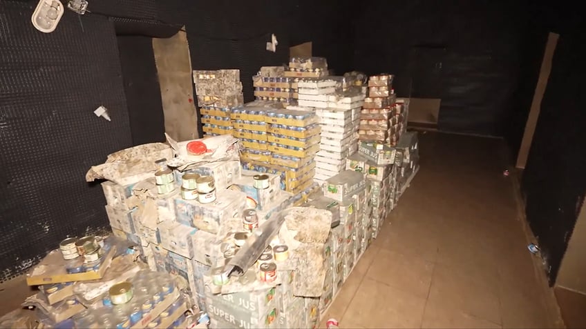 Food inside Hezbollah compound