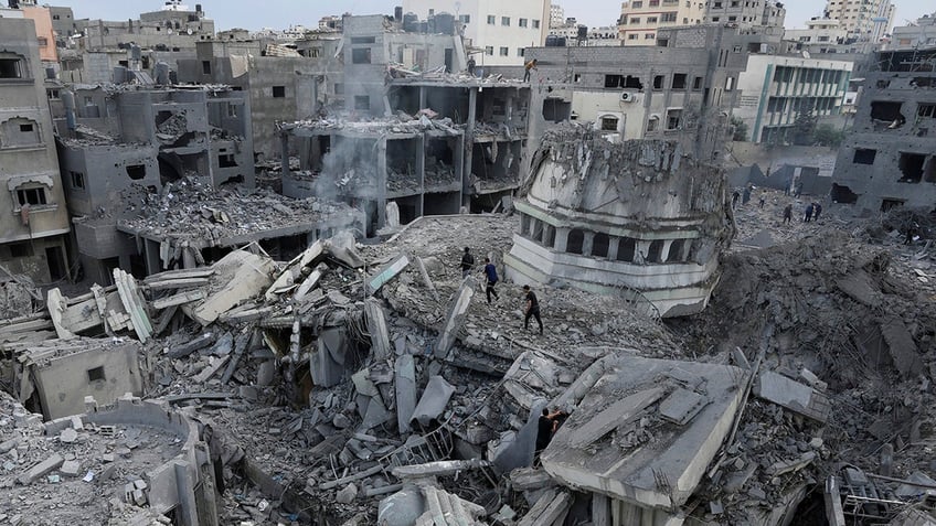 israel reveals scope of overnight siege on gaza strip says more than 500 targets struck