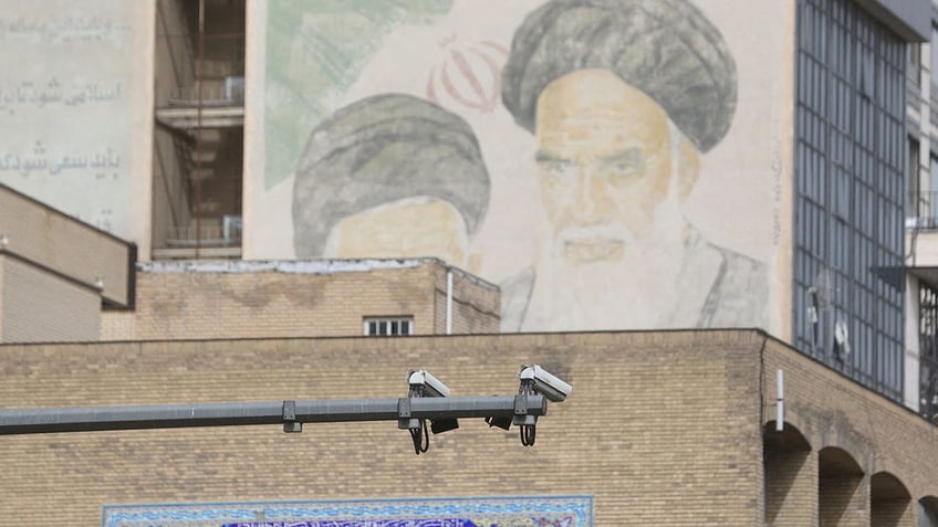 A CCTV camera in Iran