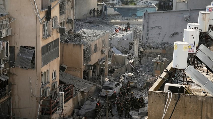 Damage in Israel from Iranian strike
