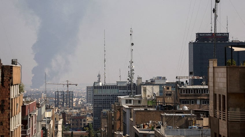 Tehran after an airstrike