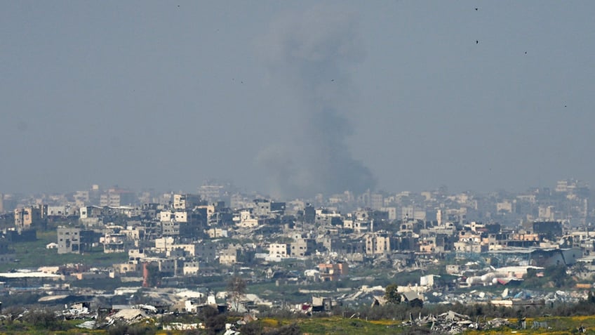 Israeli bombardment in the northern Gaza Strip