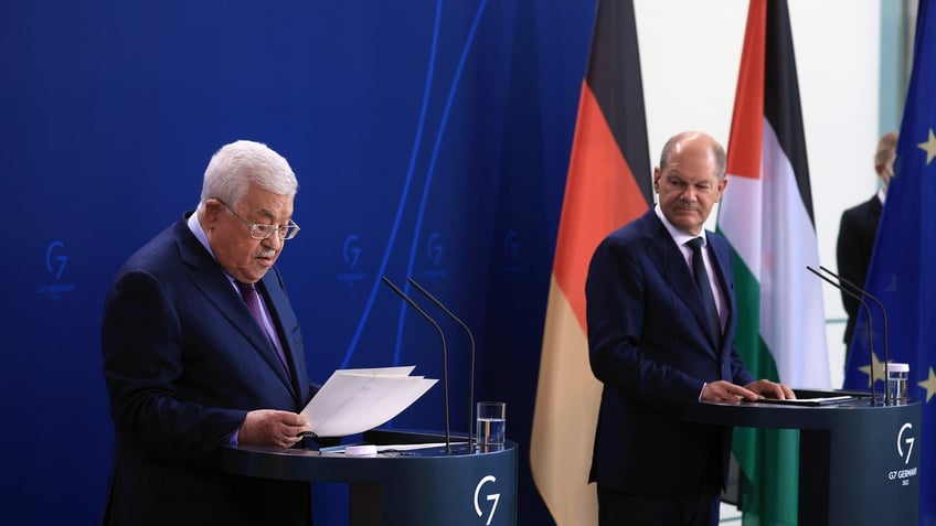 Abbas, Scholz, Germany, Palestinians