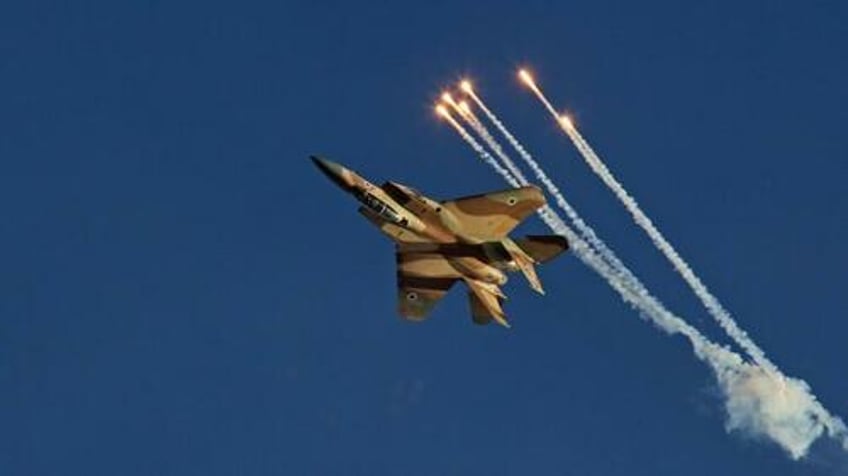 israel unleashes major airstrikes on syria deep inside lebanon