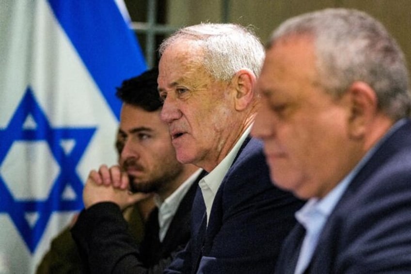 Benny Gantz's visit comes as the United States, Israel's strongest military and diplomatic