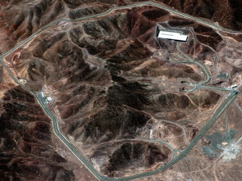 FORDO, IRAN -- JUNE 14, 2025: 05 Maxar satellite imagery overview of the Fordo enrichment