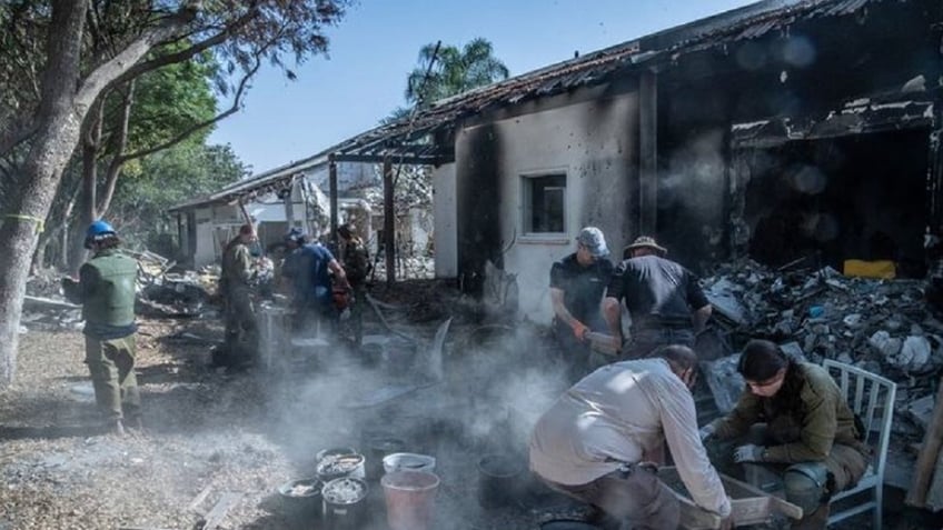 israeli archeologists help uncover remains of missing people in burnt homes after hamas attack