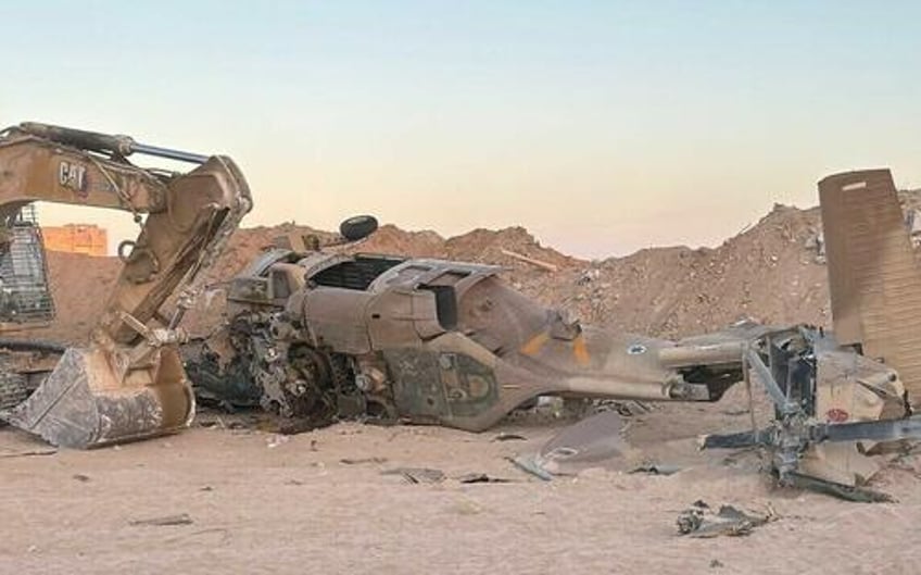 israeli black hawk down in rafah several dead injured