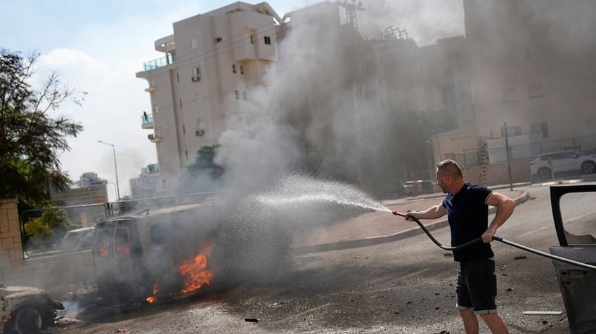 israeli military official shows scene of hamas terror attack this was a planned massacre