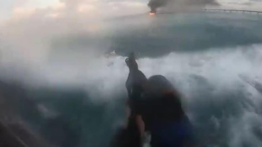 israeli navy unit repels hamas terrorists infiltrating by sea on morning of attack idf video shows