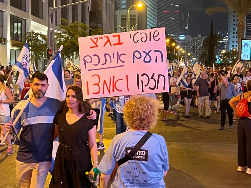 israeli opposition rallies against judicial reform on eve of supreme court hearing