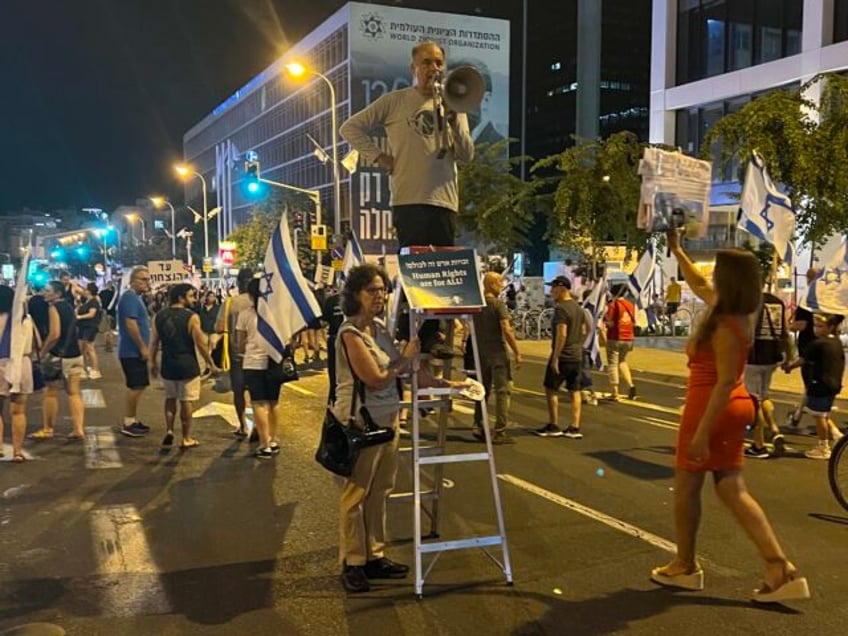 israeli opposition rallies against judicial reform on eve of supreme court hearing