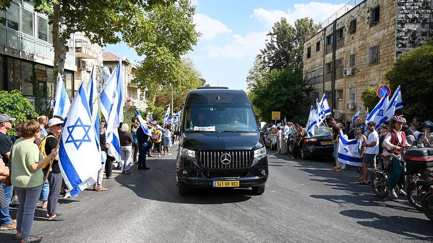 Goldberg-Polin funeral procession