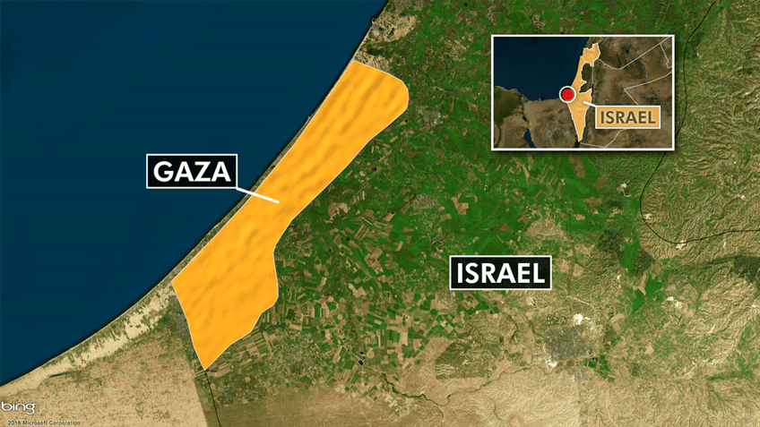 A map of Gaza