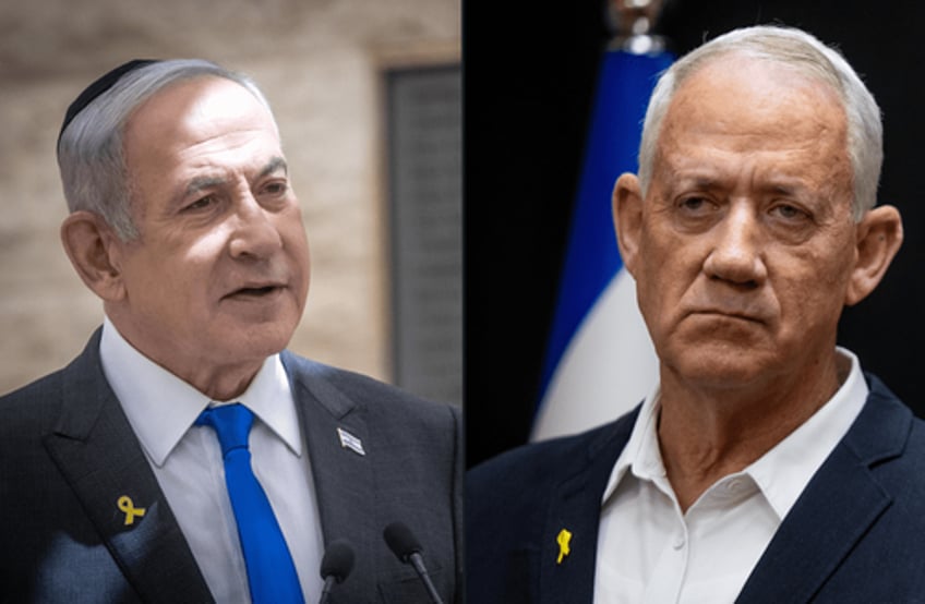 israels gantz moves to dissolve knesset hold new elections in anti netanyahu drive