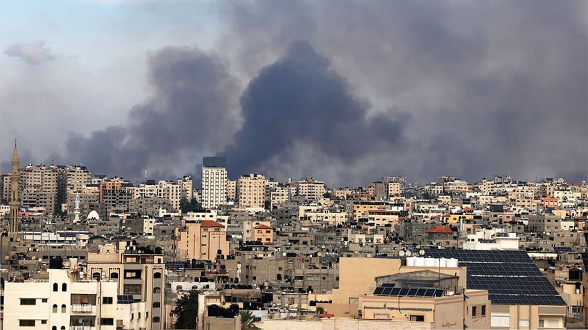 israels military says force is at war with hamas as idf hits back at terror targets