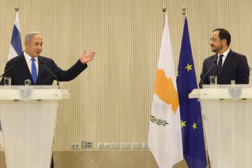 israels prime minister pitches fiber optic cable idea to link asia and the middle east to europe
