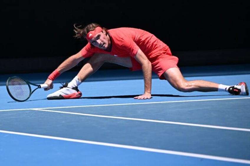 Greece's Stefanos Tsitsipas crashed out of the Australian Open first round