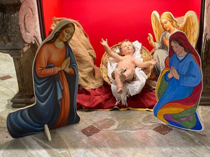 ROME — A Catholic parish in southern Italy has exhibited a Nativity scene featuring the Virgin Mary together with another woman in place of Saint Joseph.