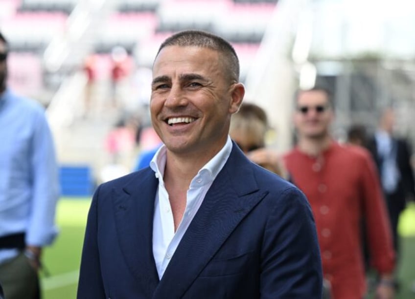 Former Italy captain and 2006 World Cup winner Fabio Cannavaro