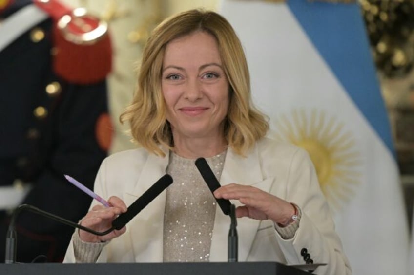 Italian Prime Minister Giorgia Meloni met Argentine President Javier Milei in Buenos Aires