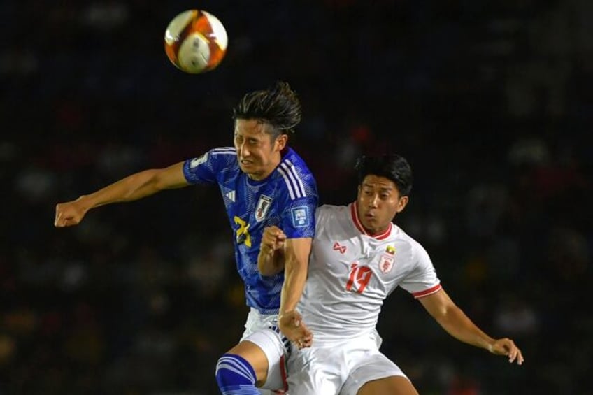 Japan's Hiroki Ito (L) has joined Bayern Munich from Stuttgart